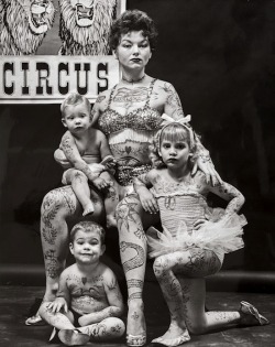  Circus family, c1965 (Todd Walker) 