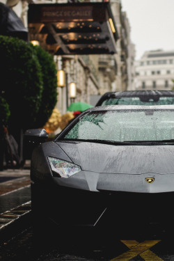 italian-luxury:  Aventador in the Rain