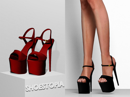 Shoestopia - Luna High Heels+10 SwatchesFemaleSmooth WeightsMorphsCustom ThumbnailHQ Mod CompatibleC