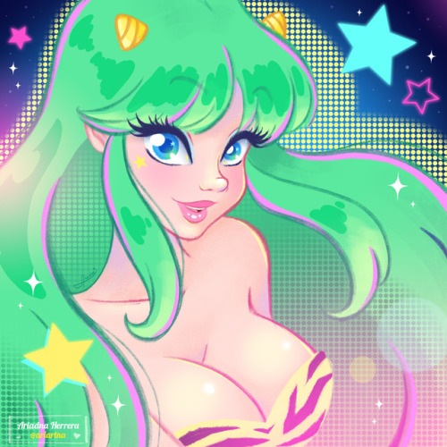 ☆ My tribute to the prettiest alien out there! ☆#Lum #UruseiYatsura* Instagram: @ariartna* Twitter: 