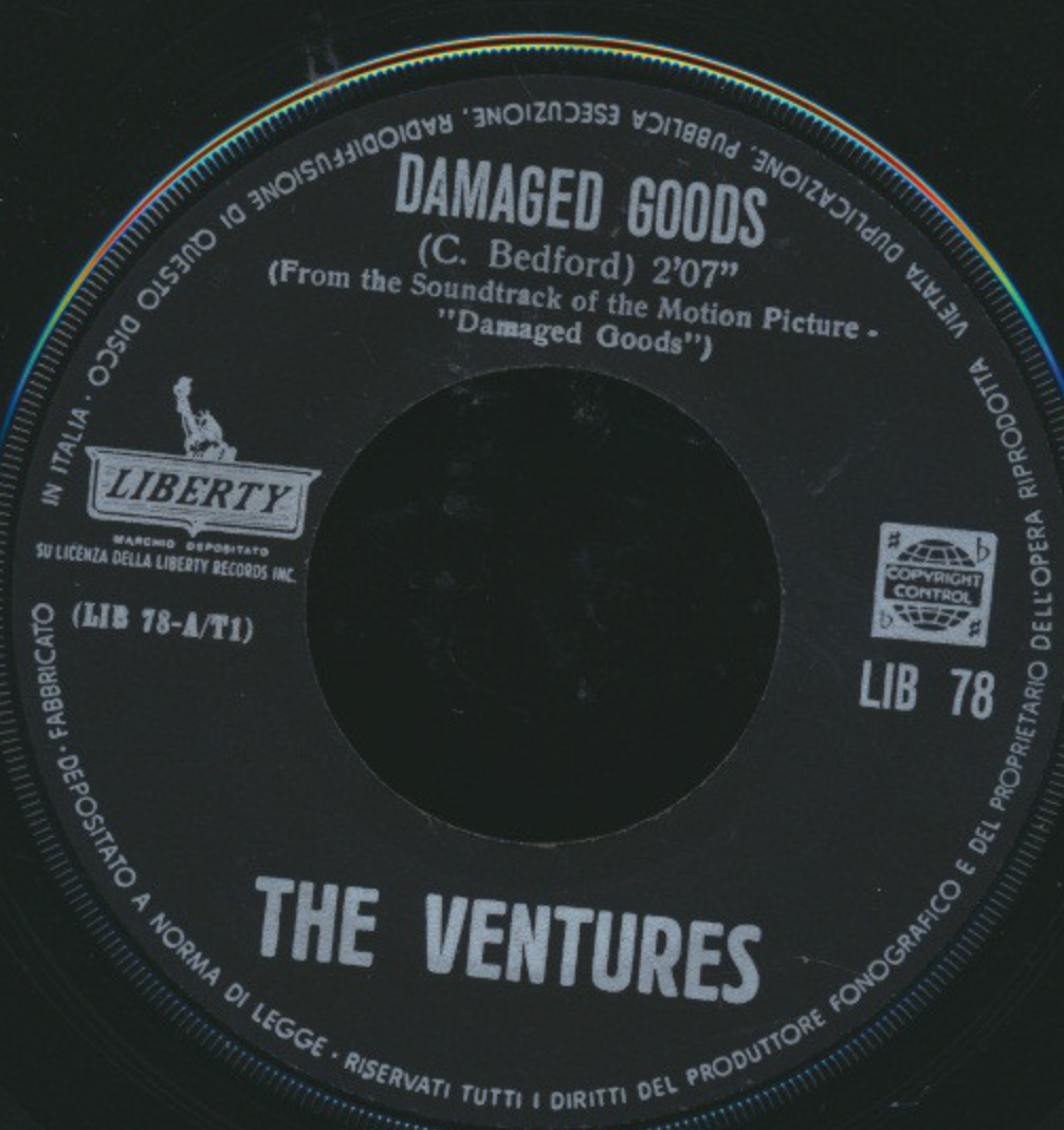 Showbiz Imagery And Forgotten History 1961 The Ventures Did The Music For A Venereal