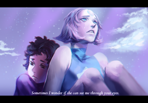 no-crowns-for-kings:  Steven Universe screenshot redraw not the exact quote from the scene but i think it fits well 