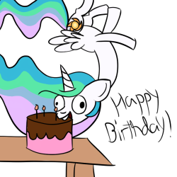 celestia-stuff:  Happy Birthday! Hope you