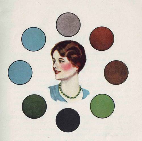 ghosts-in-the-tv: 1930s colour harmony charts.