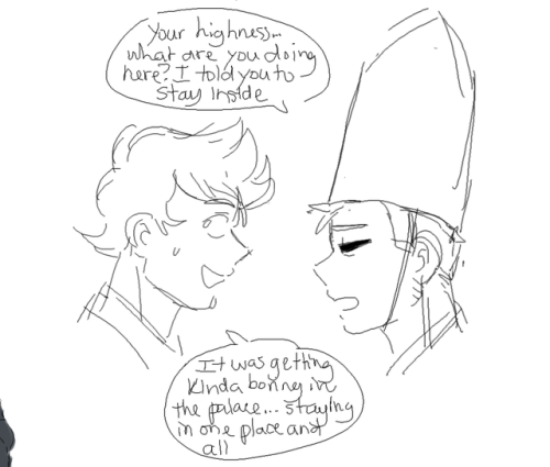 more of this au and also a small comic about the onmyouji and the prince