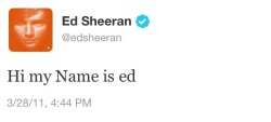 trueheartnotafollower:  One of my favorite Ed tweets 