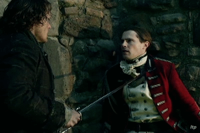 ladytp: Fraser rounded on him, dangerous - and beautiful - as a red stag at bay, and Grey felt his h