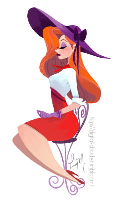 digital-doodle:  Jessica Rabbit :)  