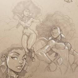 marcusthevisual:  Super Natural sketches