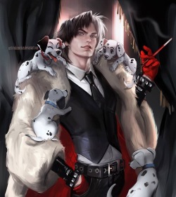 sarastormborn:  Genderbent Cruella de Vil