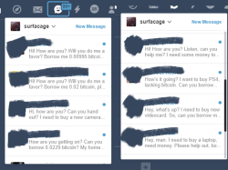 datcatwhatcameback: suirano:  sunnysundown:  surfacage:  I don’t know what’s going around, but Tumblr users be wary, this is spam. They come from legit accounts (it’s easy to see if an account is a porn bot), but these aren’t legit messages. Don’t