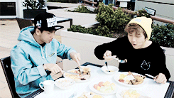 ssonnaeun-deactivated20160311:  cute boyfriend sandeul waking up cute boyfriend baro