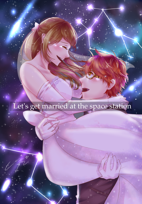 2016/9/18 『 Let&rsquo;s get married at the space station 』☆彡