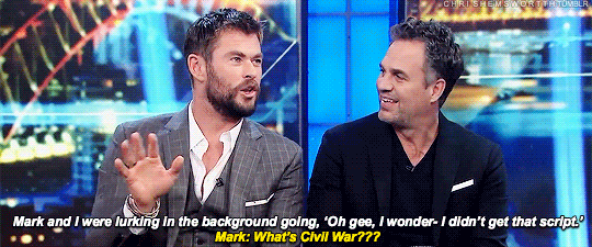 Archive — Chris Hemsworth and Mark Ruffalo on making the...