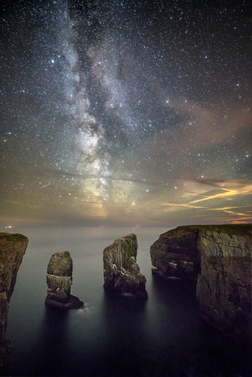 lovewales: Elegug Stacks, Pembrokeshire  |  by Karl McCarthy