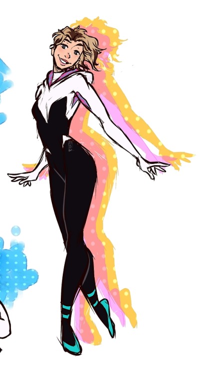 halumichan:🎶GWEN (GWANDA) STACEY/ SPIDER GWEN🎶 . Man she is real cool to draw and drawing ballerina themed stuff always makes it worth while hehehe! I think this is the best version of GWEN ever personally speaking 😍