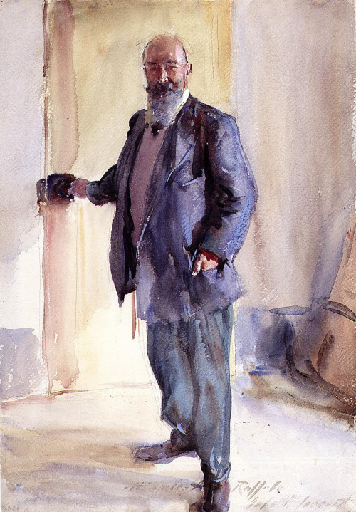 badgerpdx: artist-sargent:   Portrait of