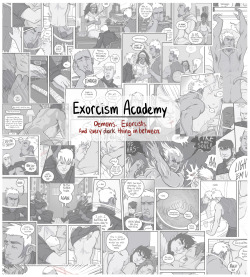 Asmodeuscreep:  Are You Reading My Comic Yet? :)At The Exorcism Academy, Agents Are