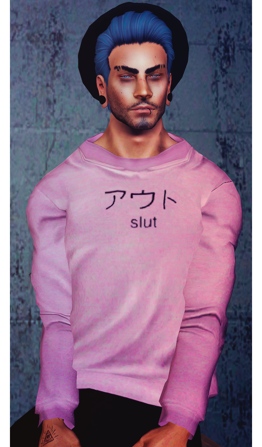 reveal-the-fkn-sims:  I ‘made’ him a sweater….for some reason, I get the feeling