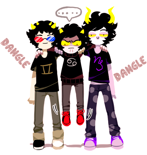 goddamn-moo:  Stocky karkat. 