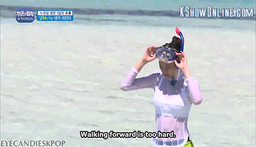 eyecandieskpop:  AOA Seolhyun in Law of The Jungle EP.208