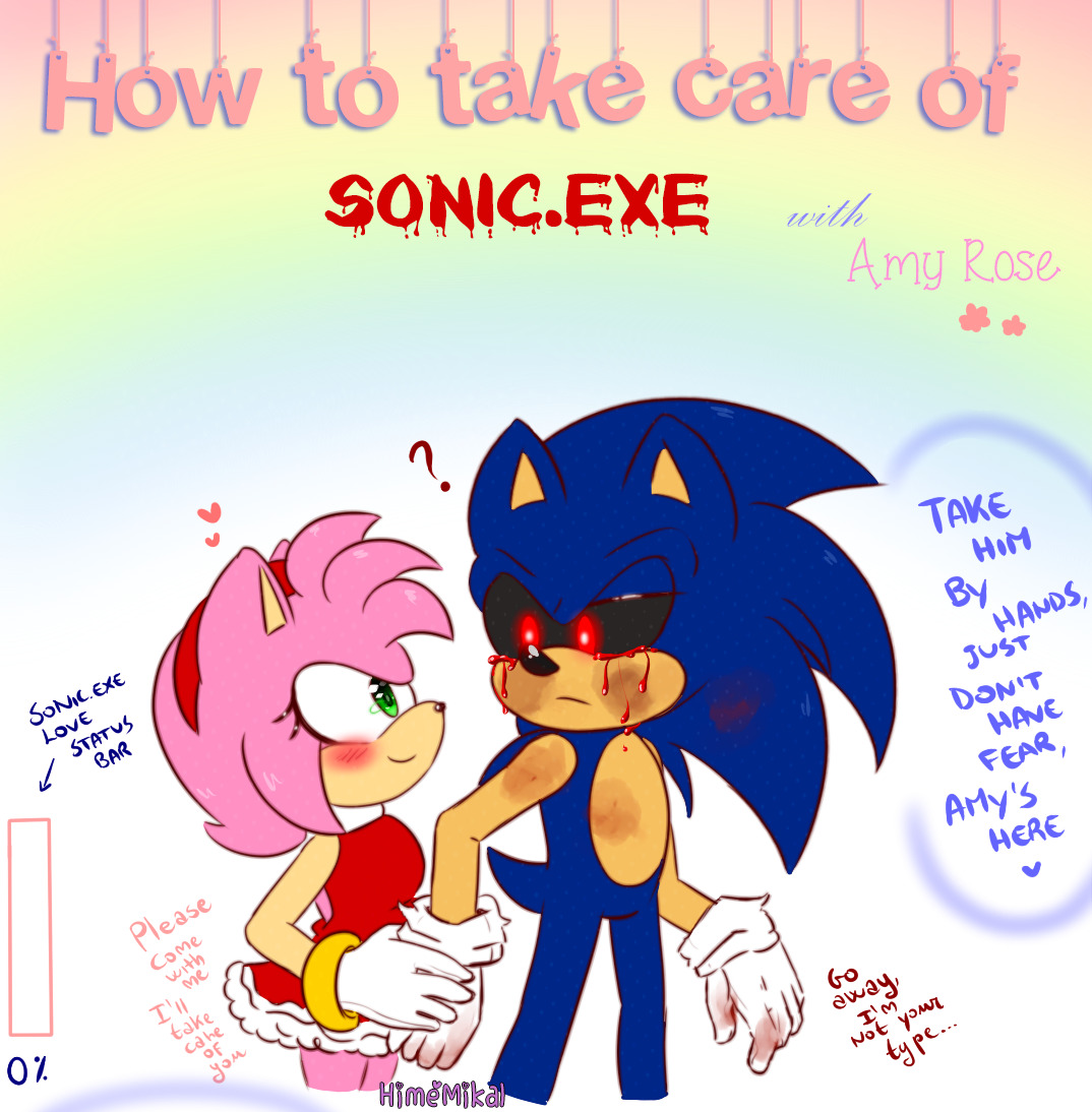 Sonicexe real on X: Me AnD AmY Exe  / X