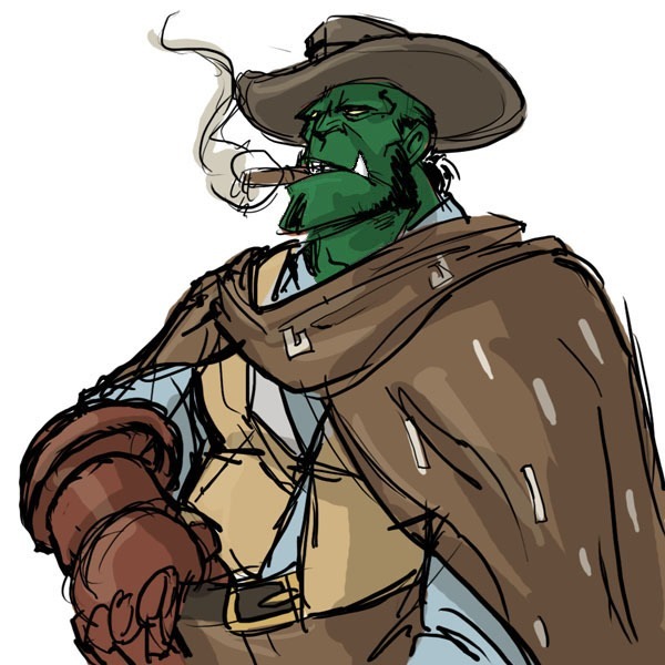 fallen-fighter-:  Orc  Orcs are aggressive, callous, and domineering. Bullies by