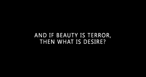 violent-delightxs:  YA LIT MEME  9 QUOTES  (4/9) THE SECRET HISTORY by Donna Tartt   “Death is the mother of beauty,” “And what is beauty?” “Terror.” “And if beauty is terror, then what is desire?“ “To live,” “To live forever,”