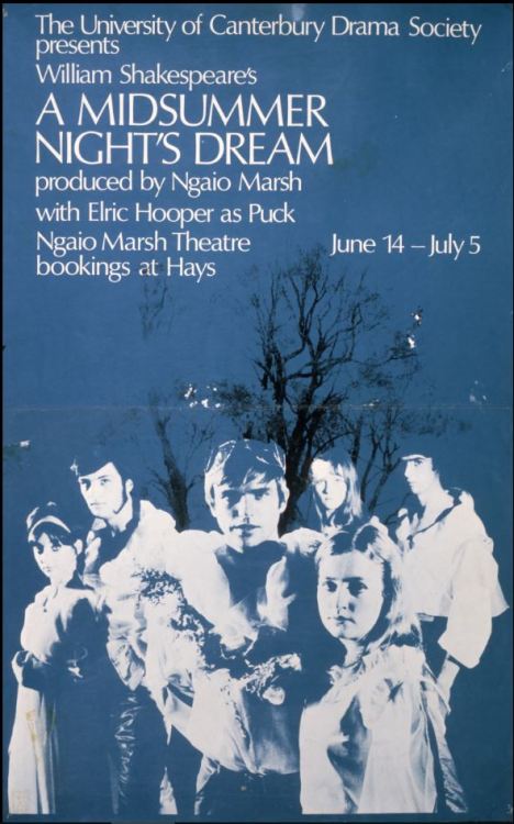 A rather special poster for a 1969 Ngaio Marsh production. Do you recognise the actor in the centre,