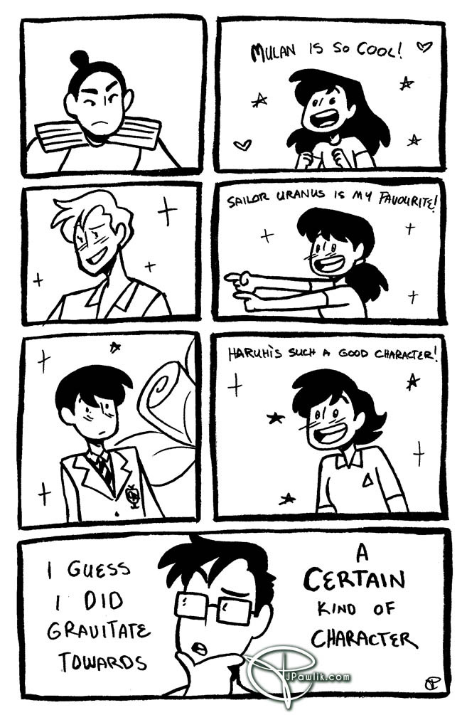 jpdraws:   You can tell a lot about me by looking at my favourite cartoon characters.
