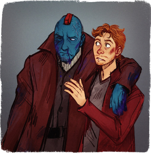 daryshkart:Colored some more of my gotg sketches! the kid Yondu and Peter is from amazing story by @