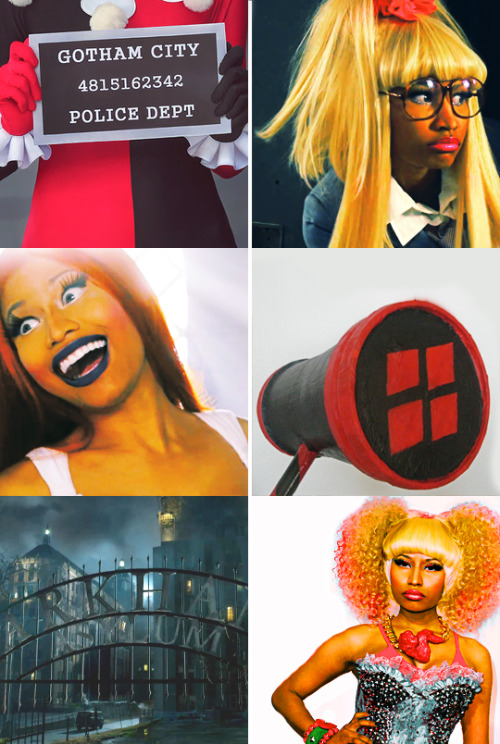 girlwiththedragontattooine:The Holy Trinity as The Gotham City Sirens: Rihanna as Poison Ivy Nicki M