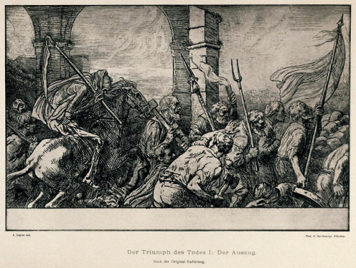 Alphonse Legros (1837-1911), &lsquo;Der Triumph Des Todes I&rsquo;, &ldquo;Die Kunst unserer Zeit&rd