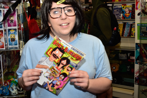 Me as Tina Belcher on Free comic book. Featuring some Sailor Scouts. 