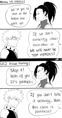 masitadibujante: Bakumomo Week Day 7: Communication / Bonding  DISCLAIMER: THIS COMIC CONTAINS MANGA SPOILERS   Ending dialogue based on @satyr-syd​ ‘s fanfic “Adventures with Bakugou”   “Layers of Momo” I guess this headcanon pretty much