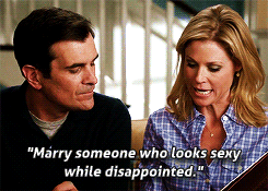 modern-family-gifs:  “Phil’s-osophy. A hardbound collection of all the life lessons