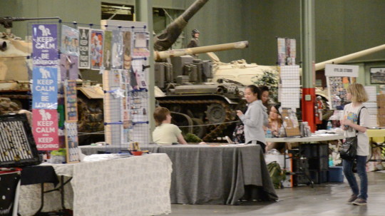 deadddeviant: feazelblahg:   mariopowertennis:  mariopowertennis: Hey I don’t think I mentioned this here yet but I went to an anime convention at a tank museum this weekend and I don’t think I’ll ever be the same   Holy shit. No anime convention