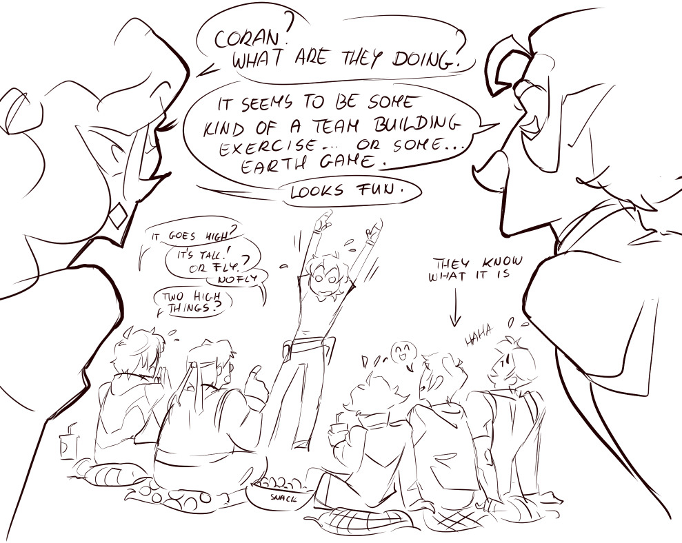 littlecofiegirl: I love the Voltron family. The team build up is to avoid the injokes