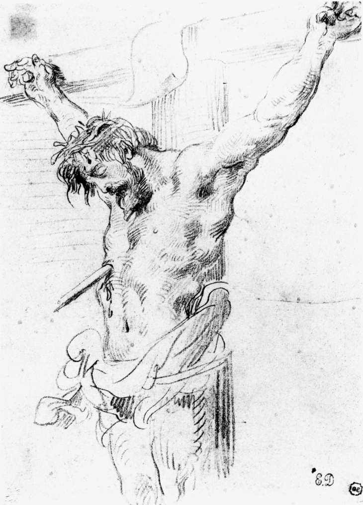 Christ on the Cross, 1839, Eugene Delacroix