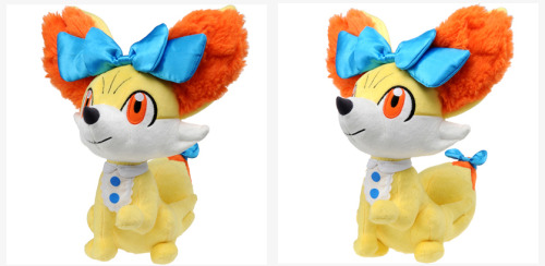 zombiemiki:A special Fennekin plush is being released as a companion piece to the Pokemon anime endi