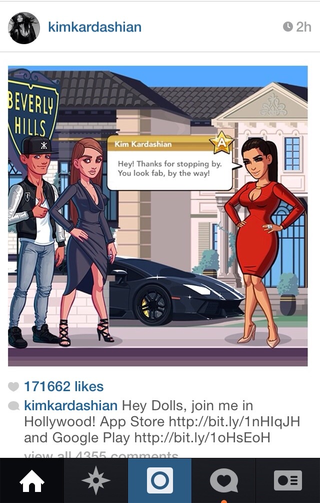 alt-j:  kim kardashian has been playing her own game interacting with herself in