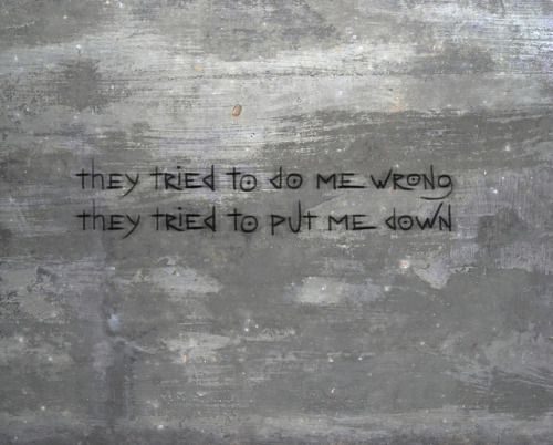  “It’s gone too far to changeAll of my blood’s in vain”