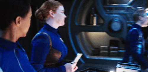 spaceboos:Lieutenant Stamets’ ability to pilot the ship’s spore drive has given him acce