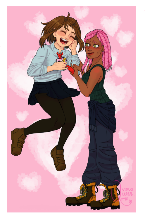 thehammerqueen:the feel when ur new gf floats when she’s happy ♥♥♥♥My late secret valentine exchange