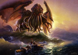 morbidfantasy21:Cthulhu and the ninth wave