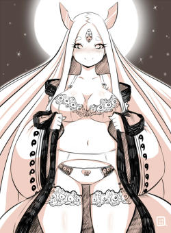 kenron-toqueen:  Ootsutsuki Kaguya Sexy no Jutsu &lt;3  Commissions Info HERE Follow me on  InstagramSupport me on Patreon   
