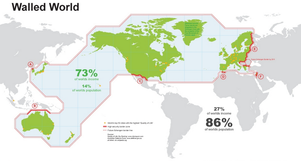 maptitude1:
““Walled world” - the uneven distribution of population and wealth worldwide - Theo Deutinger
”
An old post that suddenly seems more relevant than ever