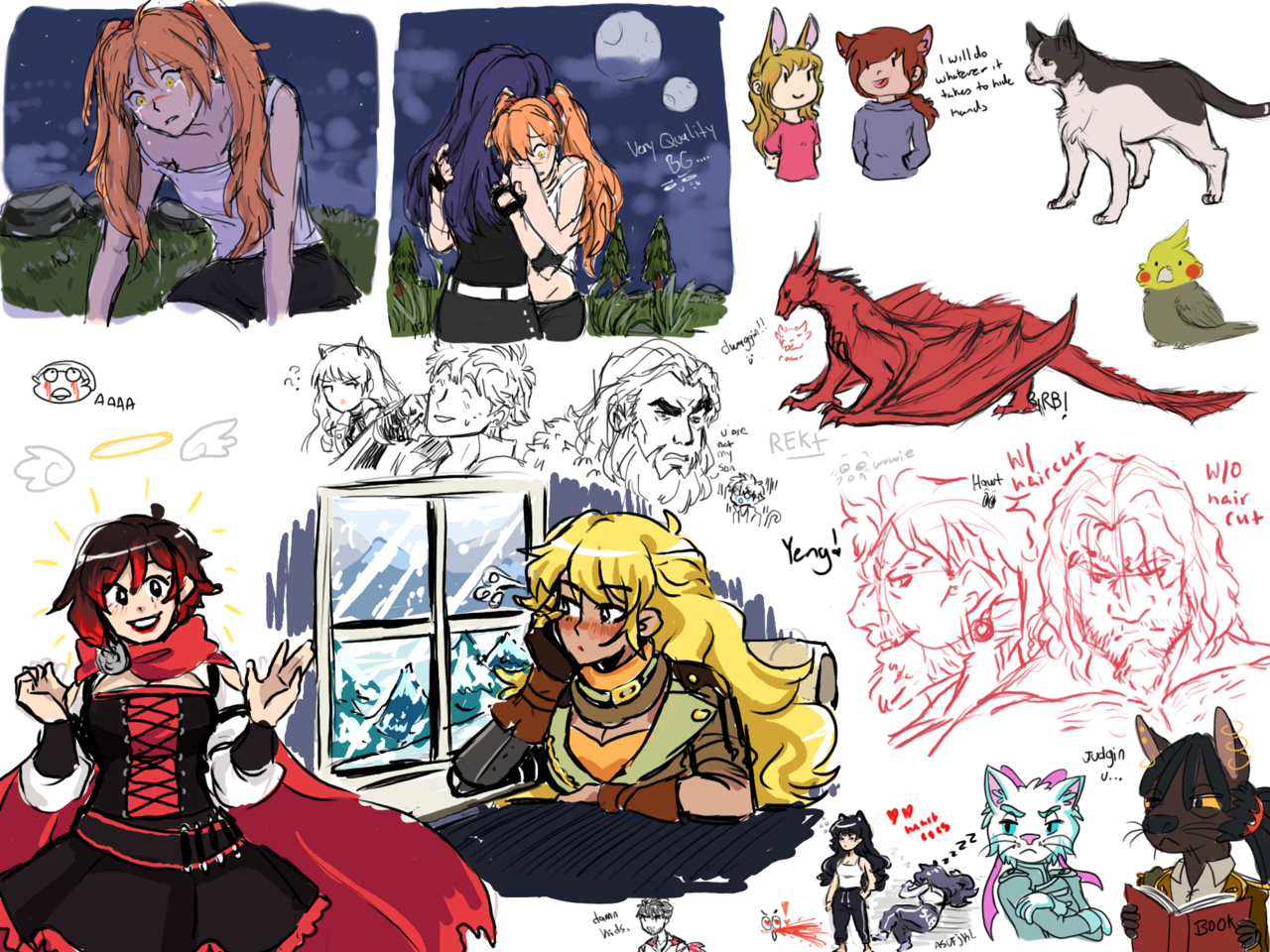 i have discovered the joys of Drawpileartist friends featured include @keena-kapu