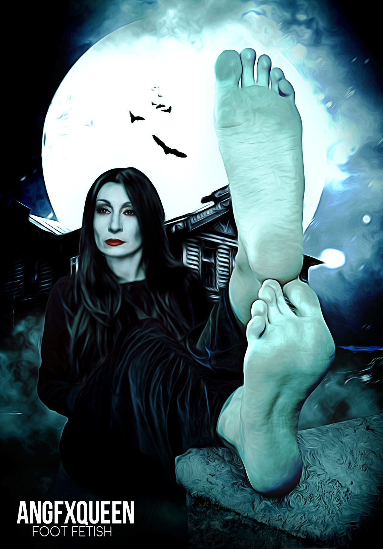 morticia addams - @angfxqueen on Tumblr.