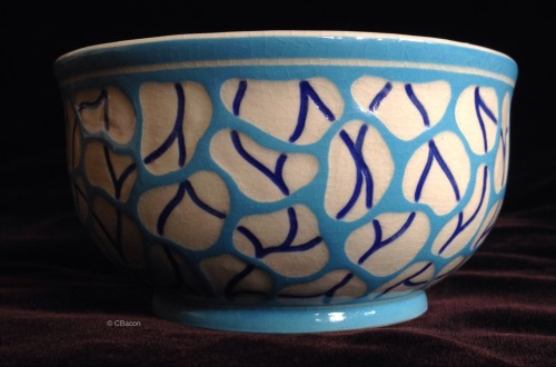 cbacon-pottery: Layered Paths Bowl So many paths to follow, so little time. The design of this singl